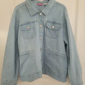 Pappagallo, Lg, light denim jacket
